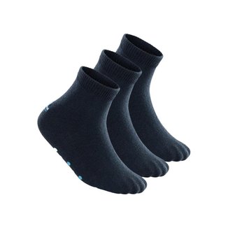 Kit 3 Pares de Meias Bebê Antiderrapante Lupo 2041-032 Rosa