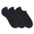 Kit 3 Pares de Meias Selene Sapatilha Esportiva - Preto