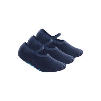 Kit 3 Pares de Sapatilhas Bebê Antiderrapante Lupo 2027-004 Azul