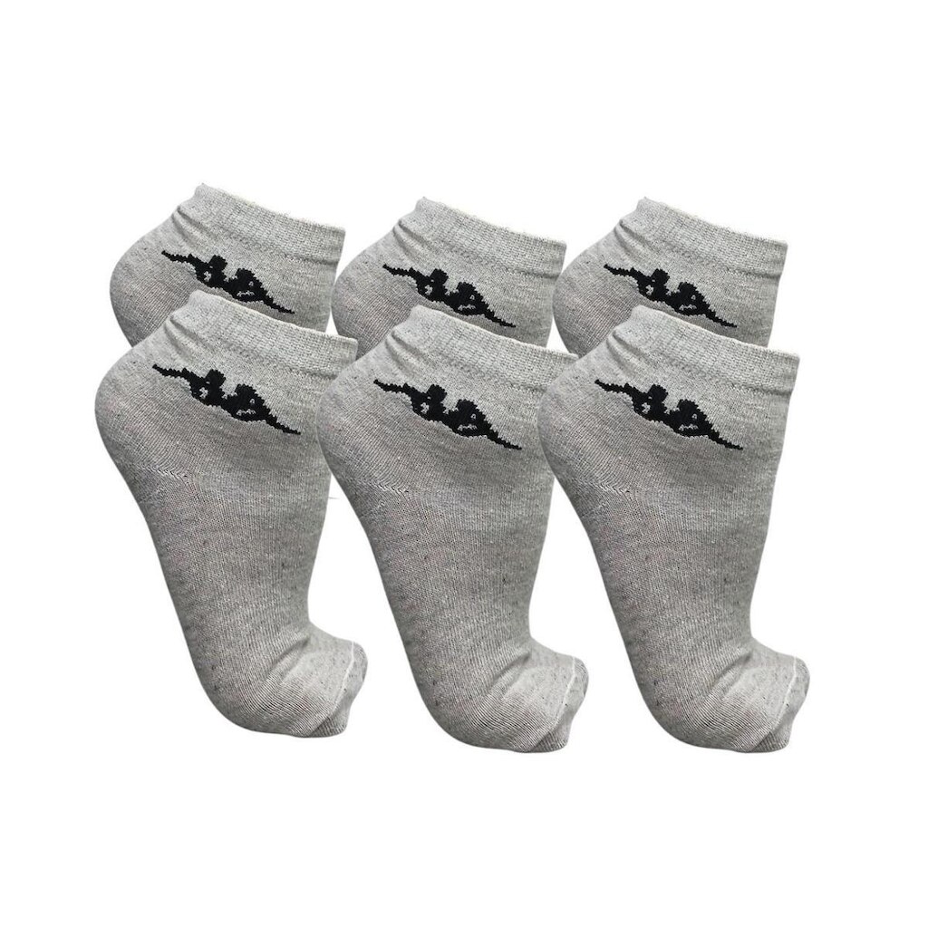 KIT 3 PARES MEIA CANO CURTO CASUAL ALGODÃO KAPPA TAM 34 39