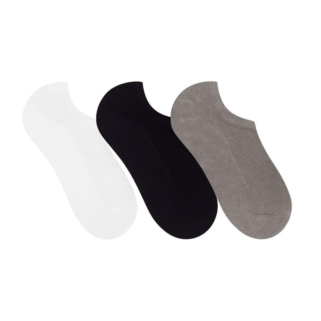 Kit 3 Pares Meia Sapatilha Infantil Selene