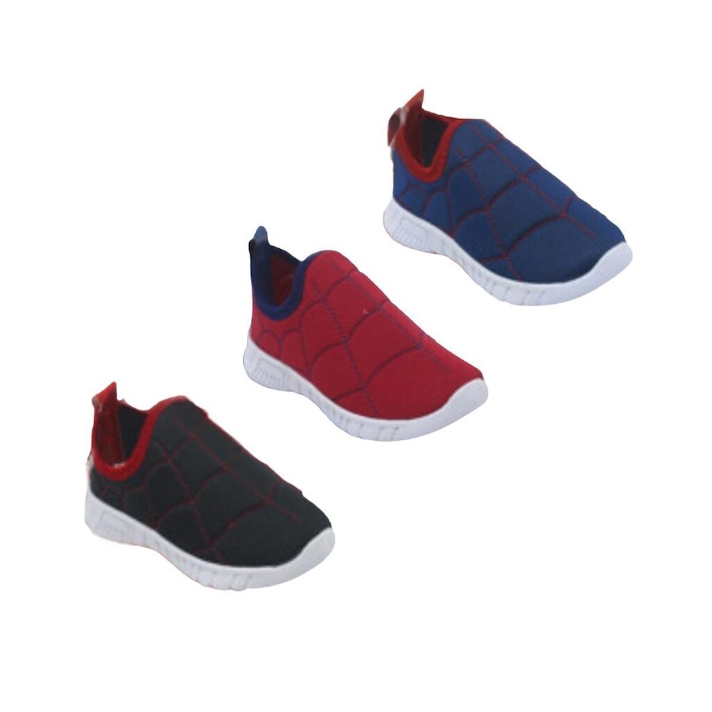 Kit 3 Pares Tênis Infantil Menino Estampado Leve Conforto