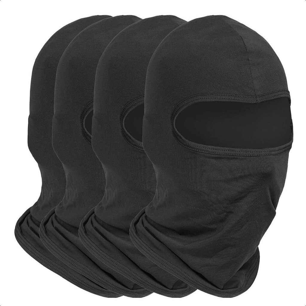 Kit 4 Balaclava Touca Ninja Toca Proteção Uv50+ Térmica