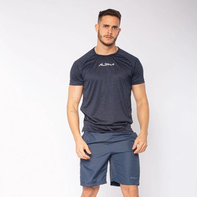 Kit 4 Camisetas Dry Alpha Masculina
