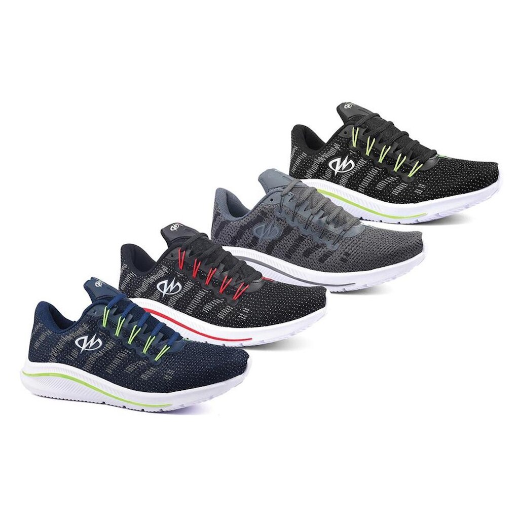 Kit 4 Pares Tênis De Academia Runway Training Masculino