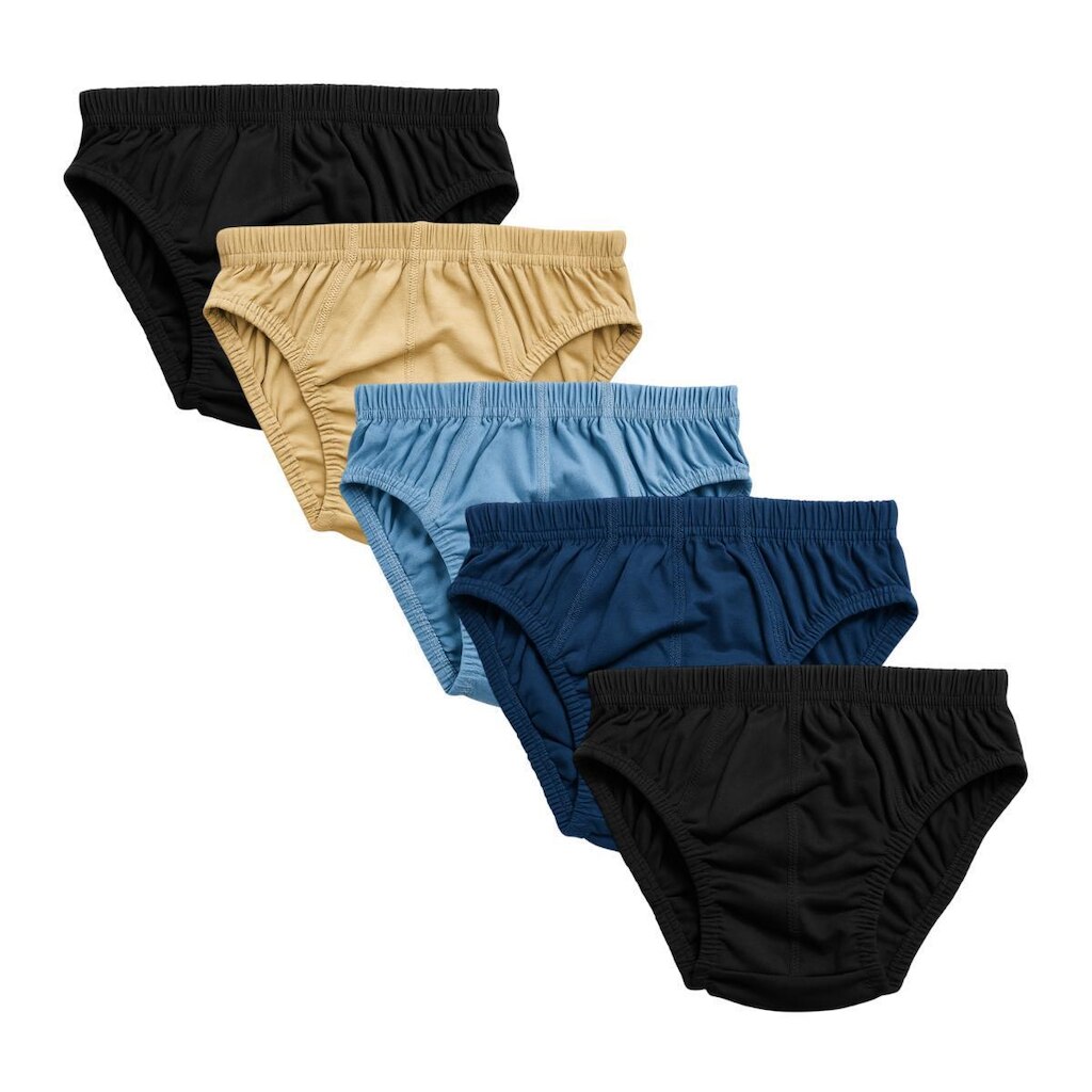 Kit 5 Cueca Infantil Premium 100 Algodão Forro Duplo Dino
