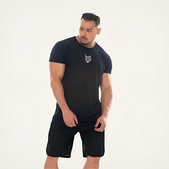 Kit 5 Peças Dry 3 Camisetas e 2 Bermudas Alpha