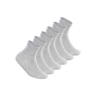 Kit 6 Pares de Meias Bebê Antiderrapante Lupo 2041-032 Rosa