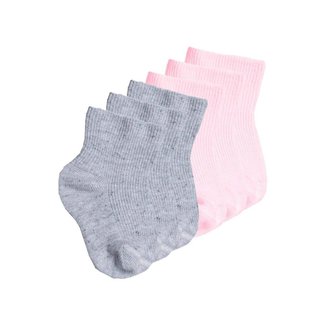 Kit 6 Pares de Meias Bebê Cano Médio Lupo 2002-002