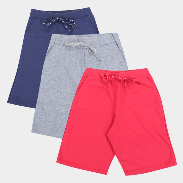 Kit Bermuda Infantil Candy Kids Moletinho Masculino 3 Peças - Mescla é ruim? Kit Bermuda Infantil Candy Kids Moletinho Masculino 3 Peças - Mescla é boa?