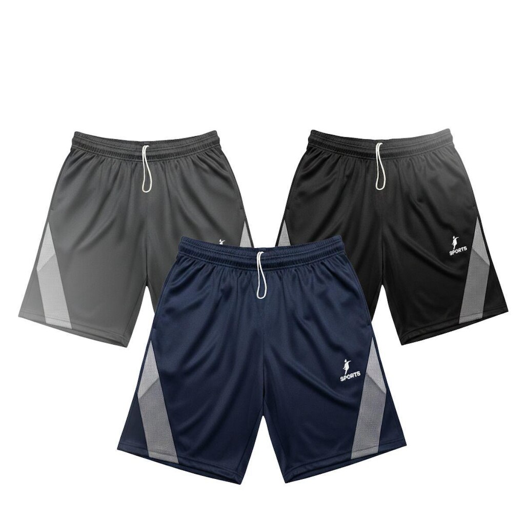 Kit Bermuda Masculina Helanca Esportiva Secagem Rápida