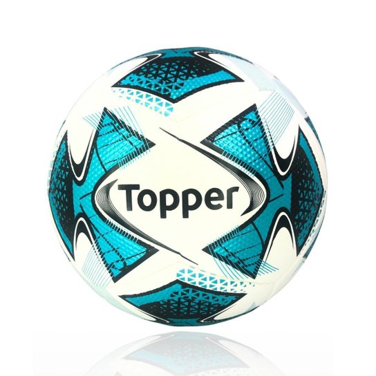 Kit Bola Topper Futebol Campo 22 Grama+ Bomba De Ar Oficial