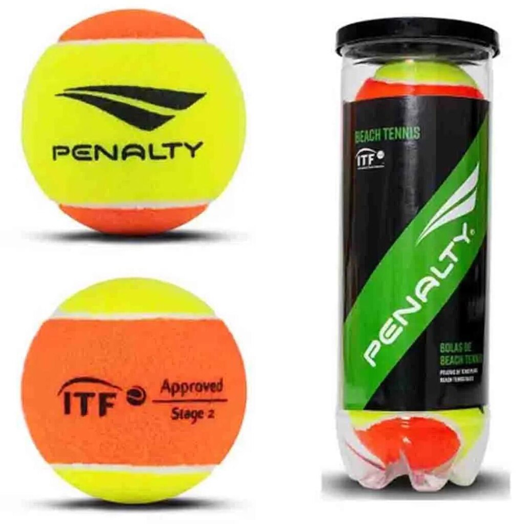 Kit Bolas Penalty Beach Tennis XXII c/ 3 bolas