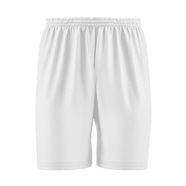 Kit Calção Short Futebol Basquete Branco + Manga Longa Masculina Segunda Pele Dry