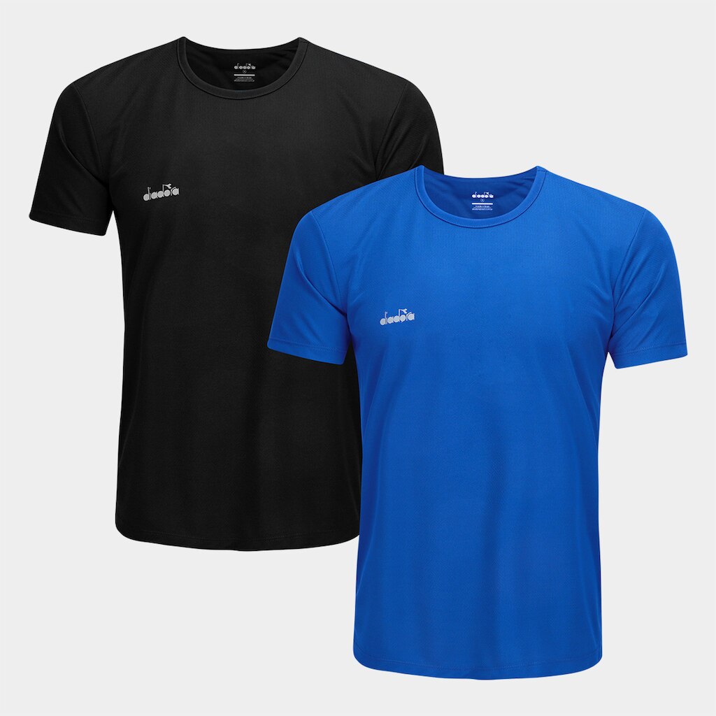 Kit Camiseta Diadora Com 2 Peças Masculina