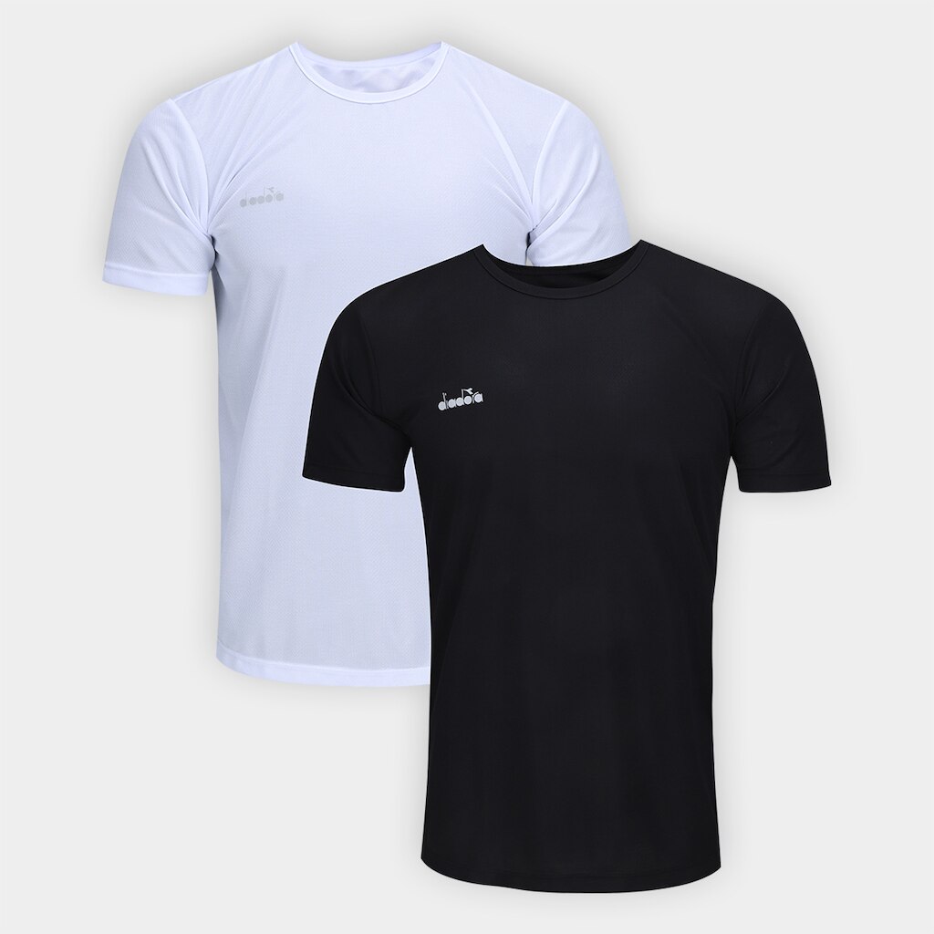 Kit Camiseta Diadora Com 2 Peças Masculina