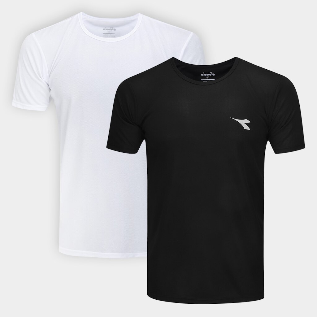 Kit Camiseta Diadora Com 2 Peças Masculina