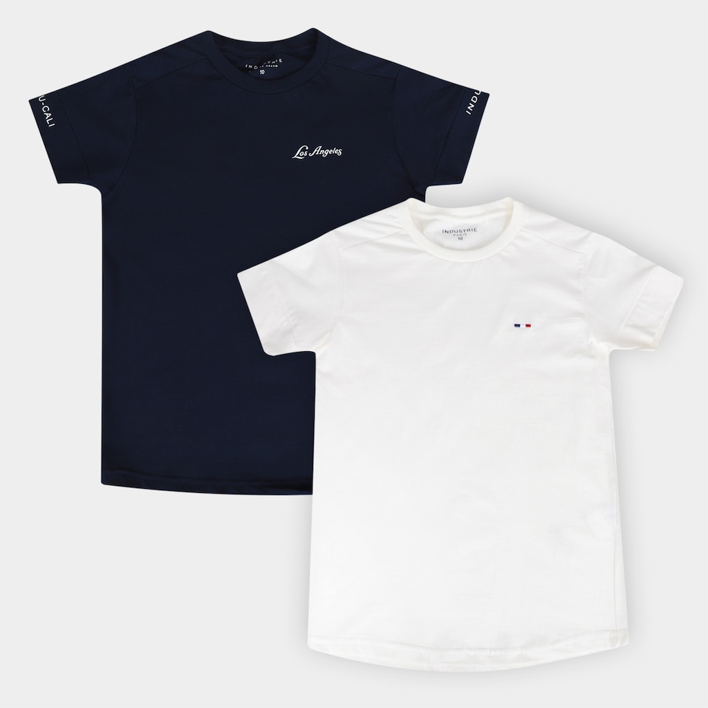 Kit Camiseta Infantil Industrie 2 Peças Menino