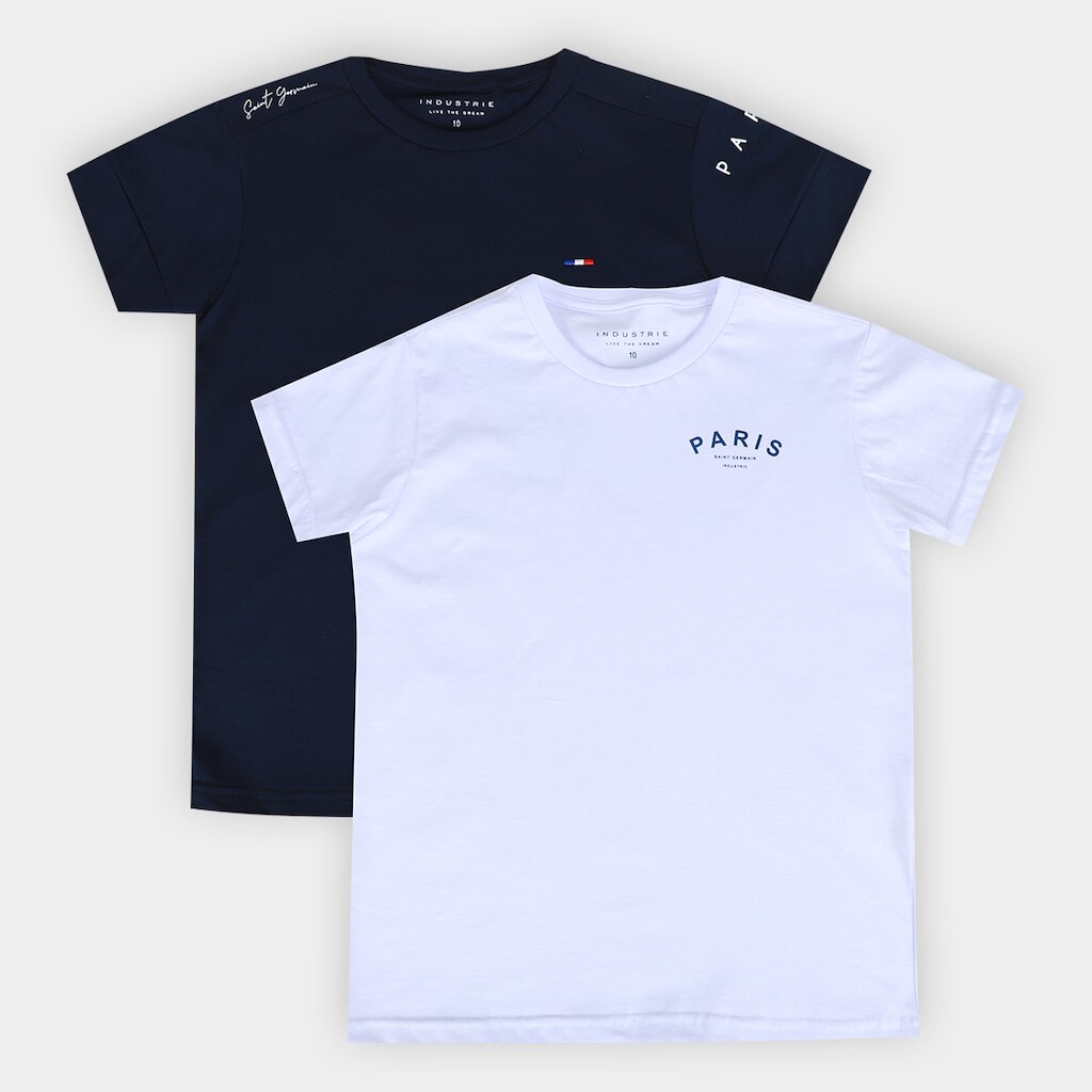 Kit Camiseta Infantil Industrie 2 PeçasMenino