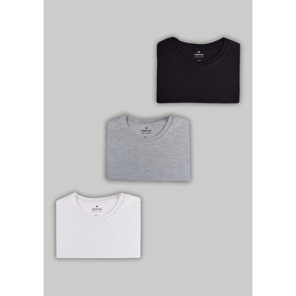Kit Camisetas Hering Básicas Femininas 3 Peças