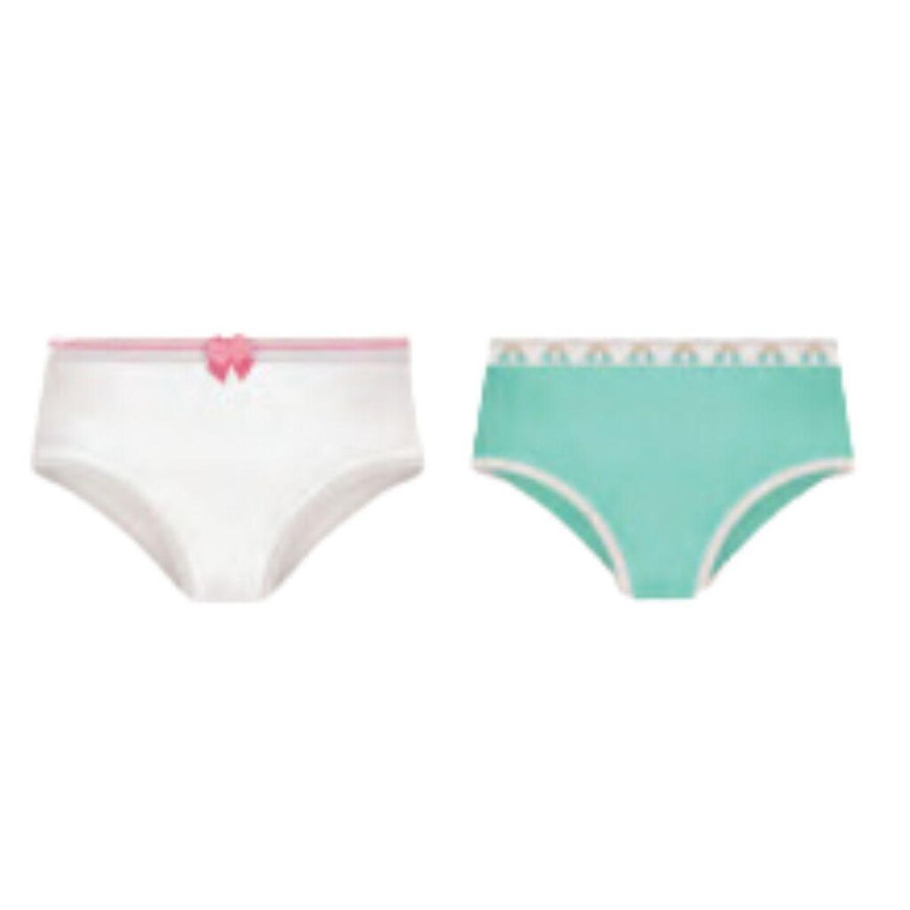 KIT com 2 calcinhas infantil para meninas Selene