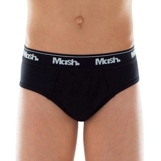 Kit com 2 Cuecas infantil para meninos em algodão slip Mash
