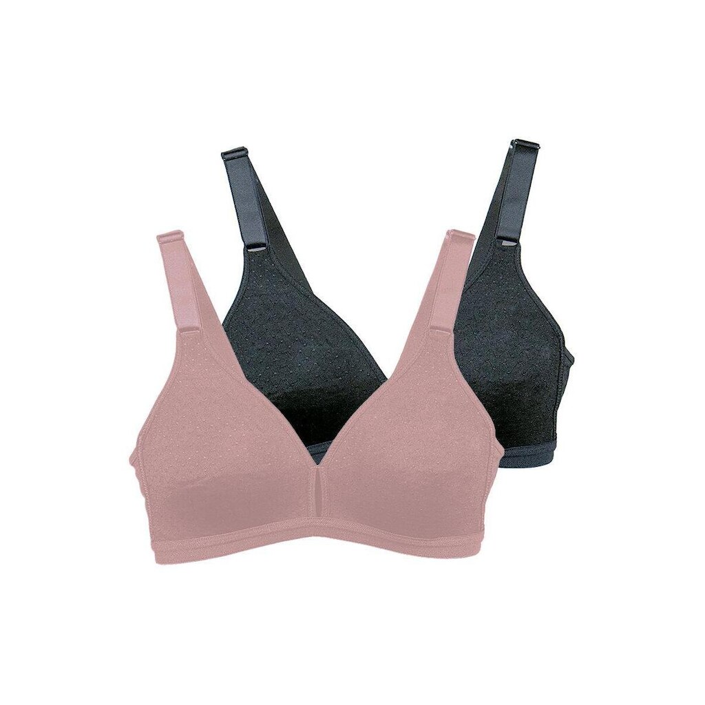 Kit com 2 Sutiãs sem Aro e sem Bojo Olimpo Demillus 61019  Branco