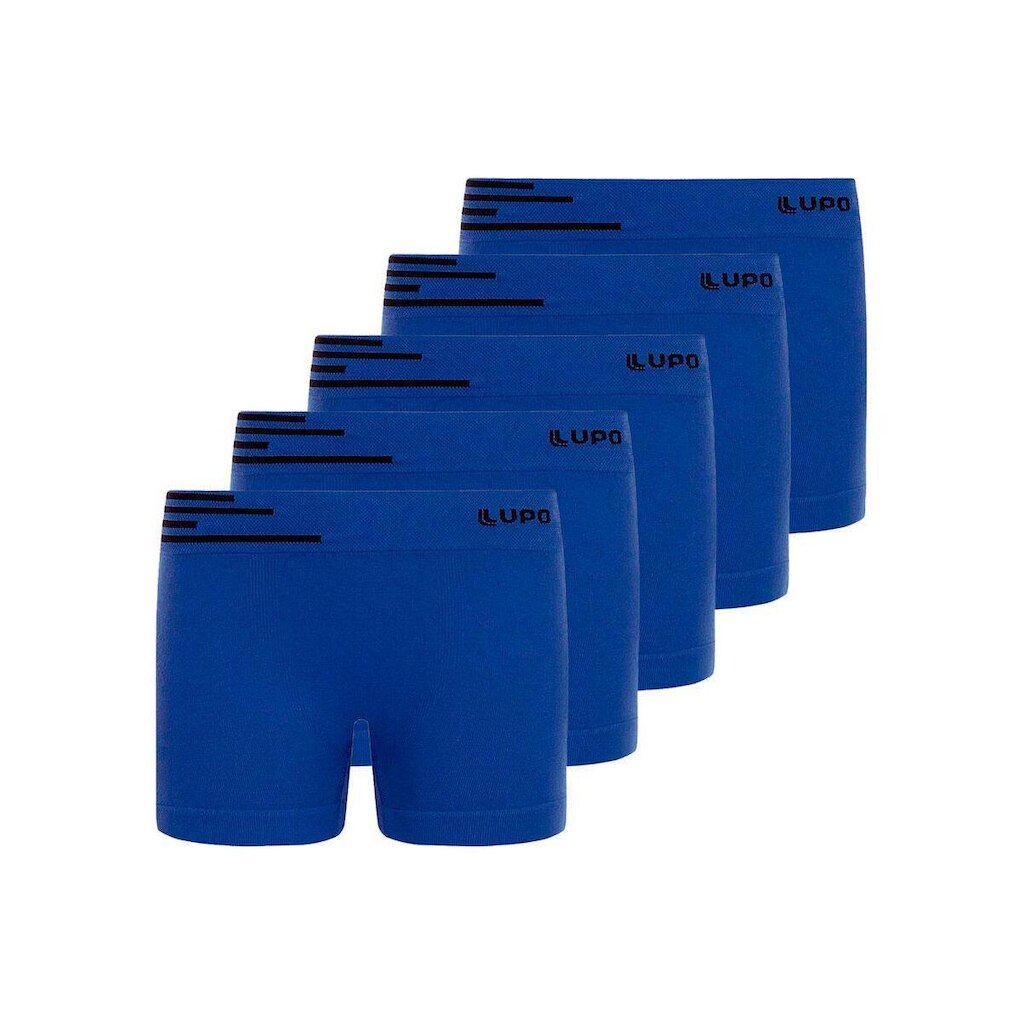 Kit com 5 Cuecas Infantil Boxer Lupinho 132-002 Branco