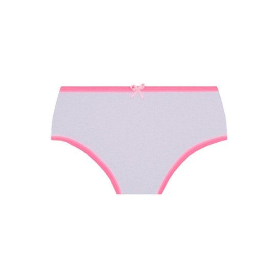Kit com 6 Calcinhas Lobinha 18101-089 Infantil Rosa