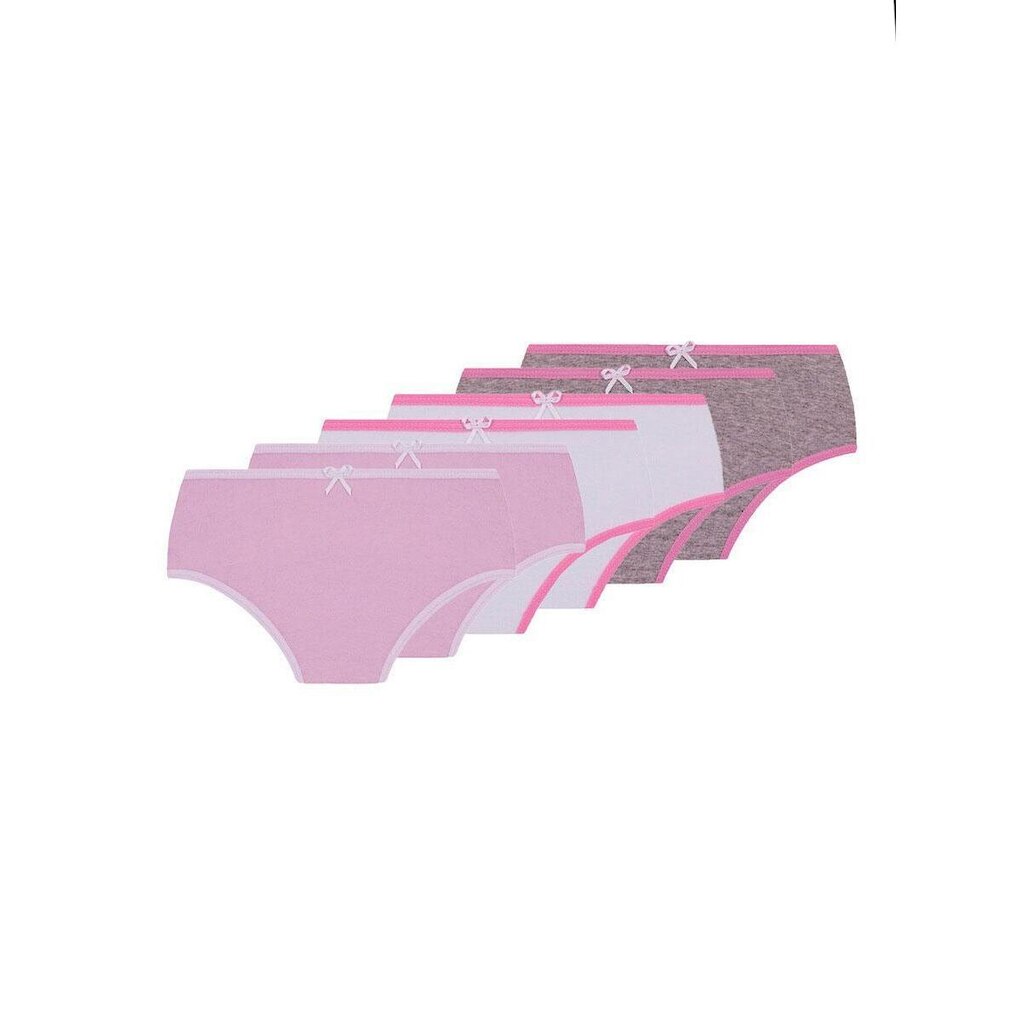 Kit com 6 Calcinhas Lobinha 18101-089 Infantil Rosa