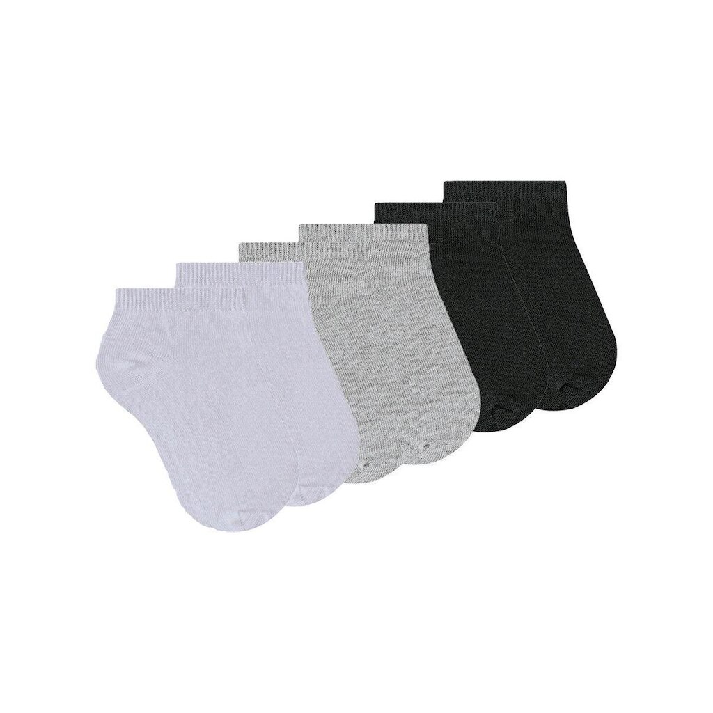 Kit com 6 Meias Infantis Cano Curto Selene 2070-273 Preto