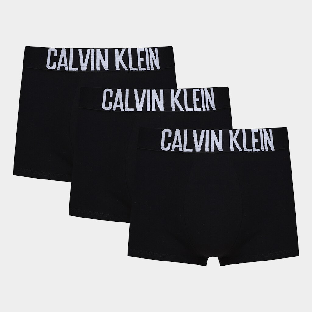 Kit Cueca Boxer Calvin Klein Trunks Intense Power - 3 Peças