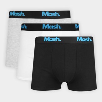 Kit Cueca Boxer Mash Cotton 3 Peças