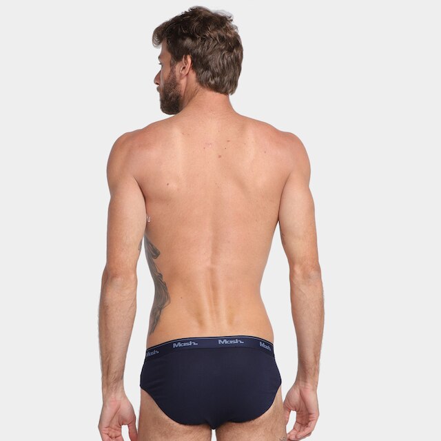 Kit Cueca Slip Mash 10 Peças
