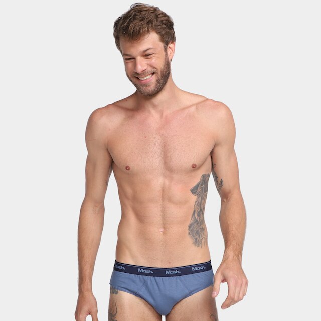 Kit Cueca Slip Mash 10 Peças