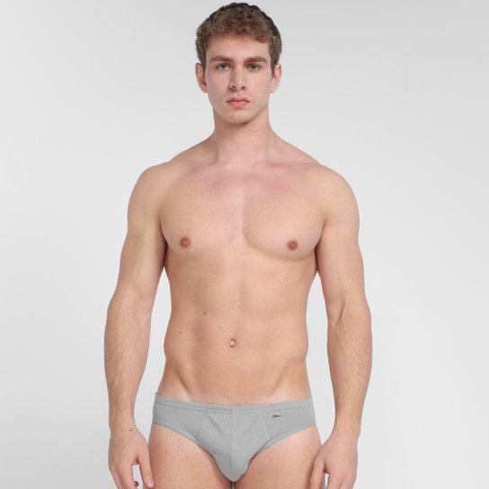 Kit Cueca Slip Zorba Lisas Com 6 Peças