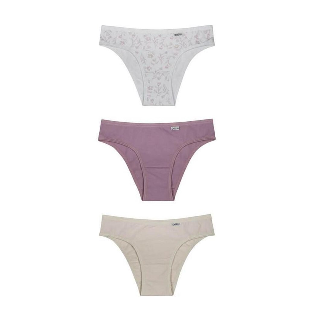 Kit de 3 Calcinhas DelRio 51354 Biquíni