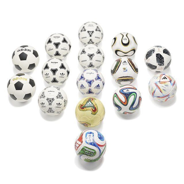 Kit de Mini-Bolas de Futebol Copa do Mundo Adidas