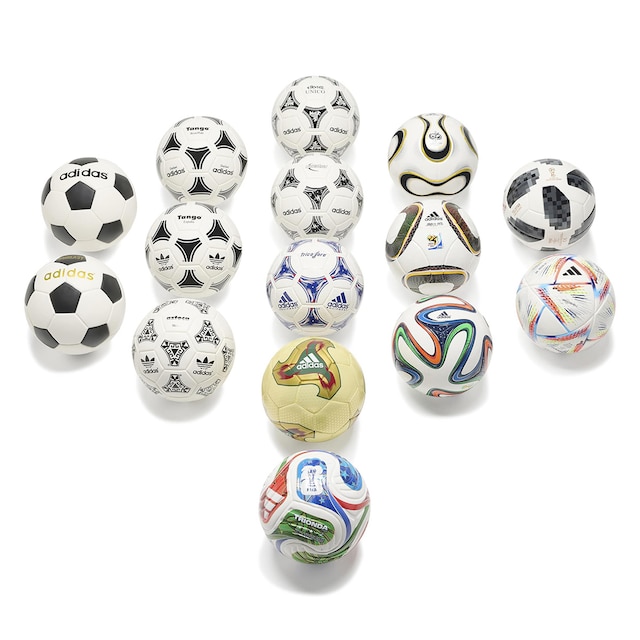 Kit de Mini-Bolas de Futebol Copa do Mundo Adidas
