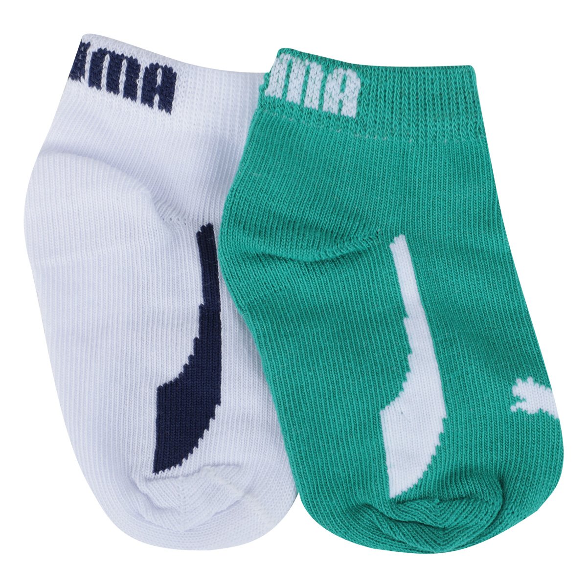 Kit Meia Infantil Puma Baby Sapatilha 2 Pares