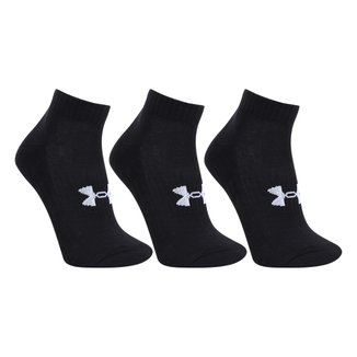 Kit Meia Under Armour Cano Curto C/ 3 Pares