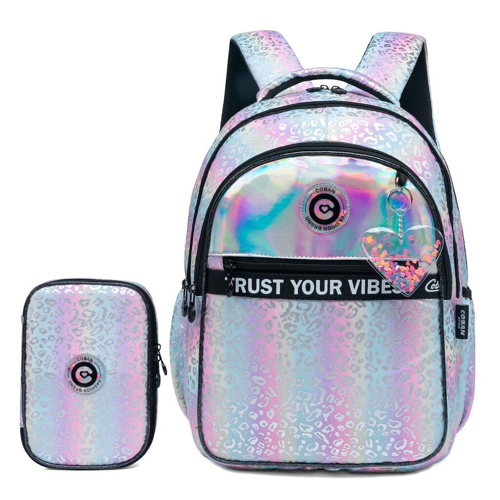Kit Mochila Coban Infantil de Costa Menina Escolar 18 Litros