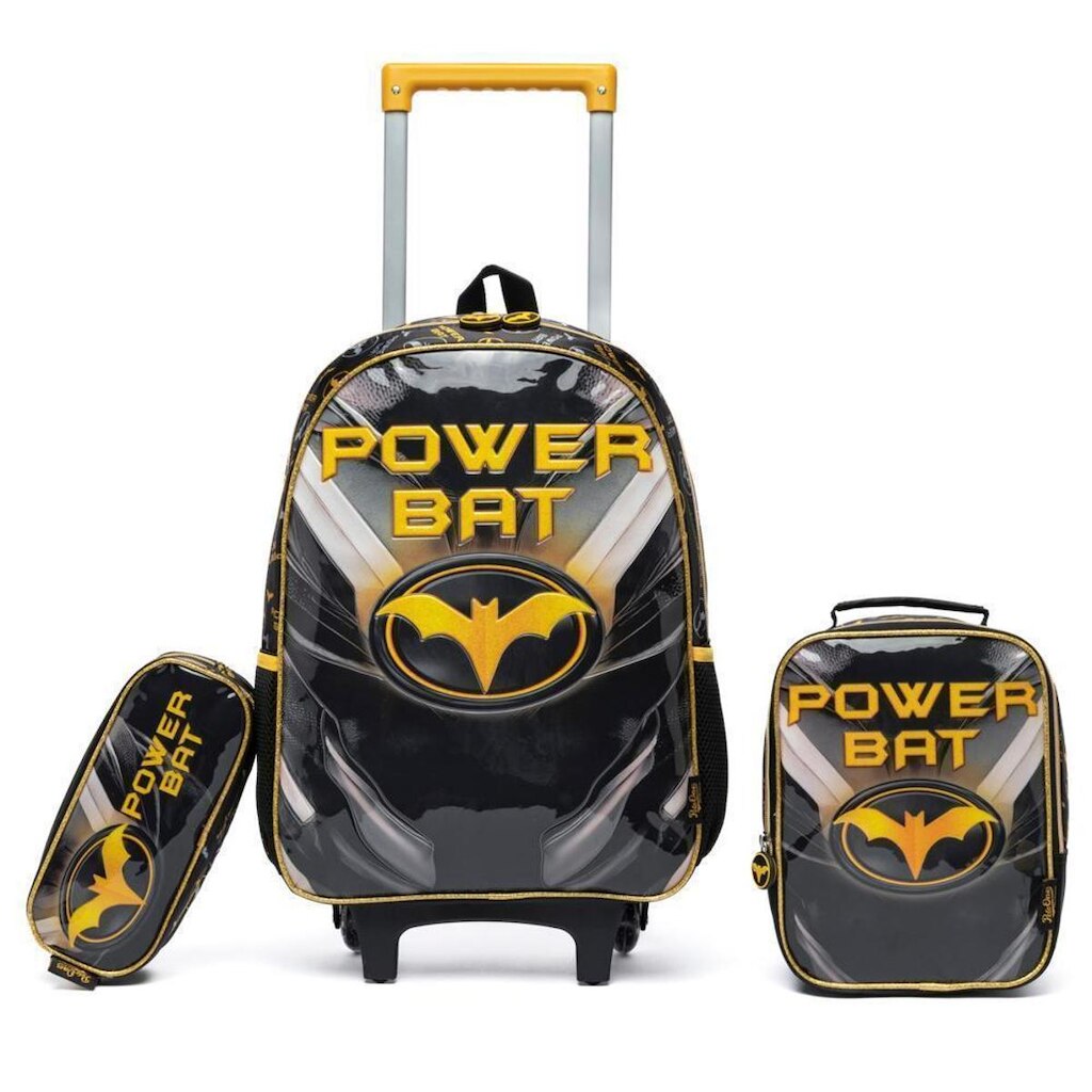 Kit Mochila Escolar Infantil Lancheira Térmica Estojo Menino