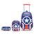 Kit Mochila Escolar Infantil Lancheira Térmica Estojo Menino - Azul