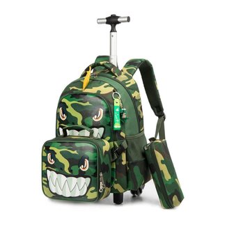 Kit Mochila Escolar Menino Lancheira Termica Estojo
