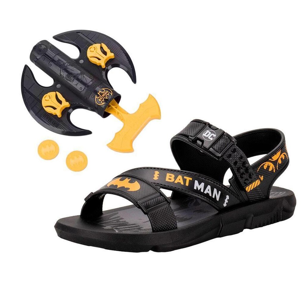 Kit Papete Infantil Batman E Lançador Grendene Kids 23111