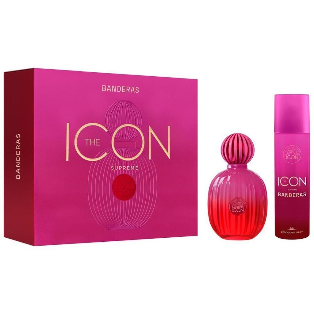 Kit Perfume Feminino Banderas The Icon Supreme 1 Eau de Parfum 100ml + 1 Desodorante spray 150ml