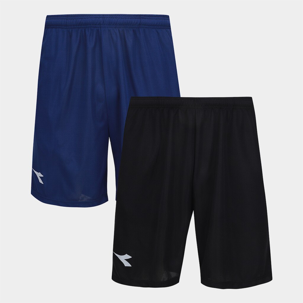 Kit Shorts Diadora Com 2 Peças Masculino