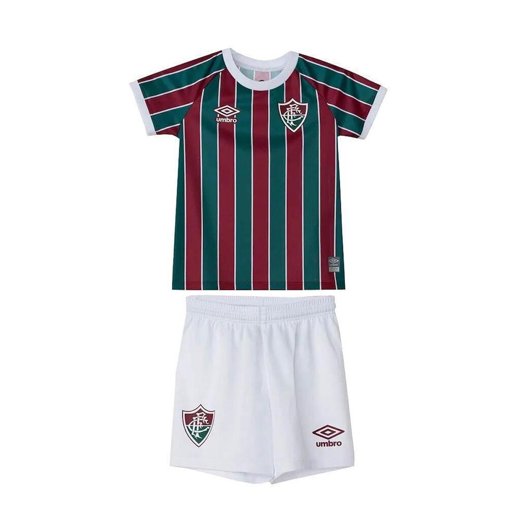 Kit Umbro Clube Fluminense Oficial 1 2023 Infantil