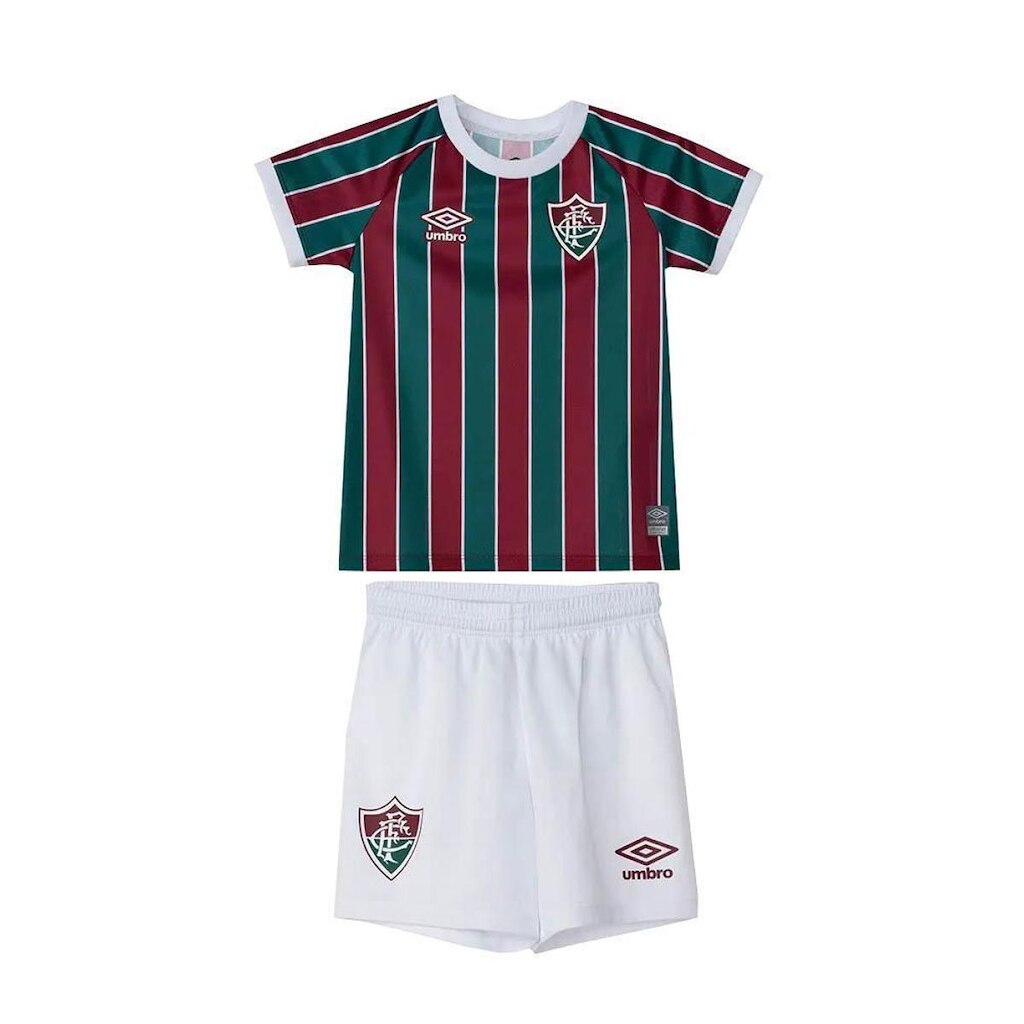 Kit Umbro Clube Fluminense Oficial 1 2023 Infantil
